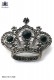 Broche plata de ley corona pedrería gris 98521-7017-7000 Ottavio Nuccio Gala.