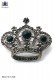 Broche plata de ley corona pedrería gris 98521-7017-7000 Ottavio Nuccio Gala.
