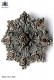 Pure silver brooch with imperial topaz crystals 98521-7012-7000 Ottavio Nuccio Gala.