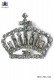 Crown brooch with crystal rhinestones 98521-7063-7300 Ottavio Nuccio Gala.