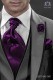 Mallow ascot tie and handkerchief 56577-2645-3600 Ottavio Nuccio Gala