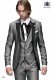 Italian light gray men fashion suit 3 pieces 692 Ottavio Nuccio Gala