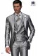 Italian light gray short frock groom suit 411 Ottavio Nuccio Gala
