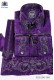 Shirt et accessoires de lurex violet 50332-2645-3384 Ottavio Nuccio Gala