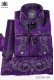 Purple lurex shirt and accesories 50332-2645-3384 Ottavio Nuccio Gala