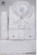 White lurex shirt and accesories 50332-2645-1015 Ottavio Nuccio Gala