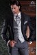 Suit average Italian tailoring label 2 pieces, with elegant cut "Slim" two buttons. 