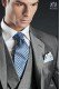 Bespoke pure wool gray groom suit elegant slim fit 883 Mario Moyano