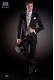 Italienischer Bräutigam Anzug mit Schmal geschnittener, Schwarz, aus New Performance