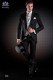 Veste de costume de marié demi-tight noir de coupe élégante Slim, en New Performance noir
