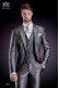 Italienischer Bräutigam Anzug mit Schmal geschnittener, grau, aus "New Performance"-Stoffen