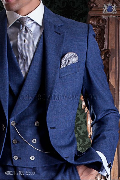 Sky blue cotton shirt 40021-2109-5500 Ottavio Nuccio Gala.