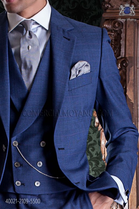 Sky blue cotton shirt 40021-2109-5500 Ottavio Nuccio Gala