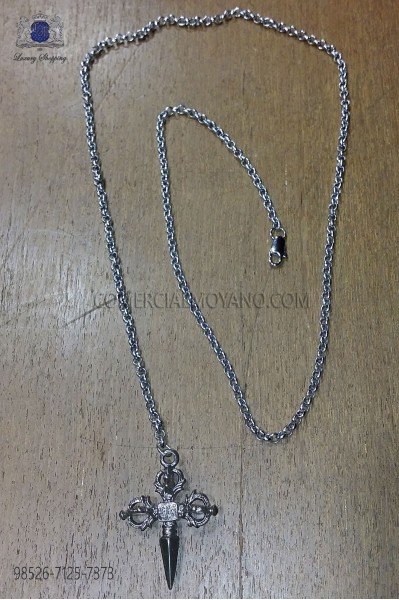 Chain with sword pendant 98526-7125-7373 Ottavio Nuccio Gala.