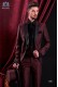Italienische Mode purpurrot Anzug modern schmal geschnitten 1 Knopf mit Spitze Revers