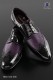 Black & purple leather "Golf" shoes