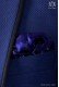 Electric Blue lurex handkerchief 15018-2645-5300 Ottavio Nuccio Gala