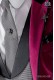 Gray Houndstooth narrow fashion tie