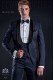 Groom tuxedo in navy. Elegance and excellence in evening dress for men