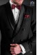 Groom tuxedo crossed in black. Elegance and excellence in evening dress for men