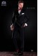 Esmoquin cruzado de novio en color negro. Elegancia y excelencia en el vestir de noche para caballeros.