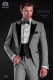 Italien tuxedo prince of wales avec satin noir revers. L'élégance et l'excellence en robe de soirée pour les hommes