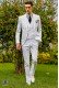 Italian bespoke wedding suit pure cotton white