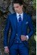 Costume homme bleu royal laine mélangé mohair alpaga