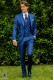 Costume homme italien bleu royal laine mélangé «cool wool»