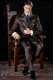 Italian bespoke brown pinstripe double breasted suit