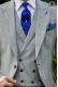 Vest Prince of Wales conception de crossover avec motif bleu