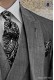 Cravate and mouchoir de poche de soie conception paisley