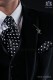 Schwarz mit Schädel Krawatte mit passenden Tasche Platz