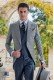 Bespoke Prince of Wales morning suit grey and blue