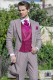 Bespoke Houndstooth morning suit purple