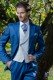Italian bespoke royal blue suit