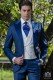 Italian bespoke suit royal blue cool wool mix