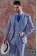 Bespoke Houndstooth suit blue 
