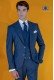 Bespoke Prince of Wales blue suit