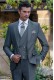 Gray bespoke alpaca mohair wool groom suit modern fitted 2367 Mario Moyano