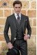 Frock coat elegant Italian tailoring cut "Slim". Pinstriped fabric.
