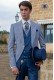 Bespoke morning suit Prince of Wales blue 