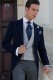 Pure wool Navy blue wedding morning suit
